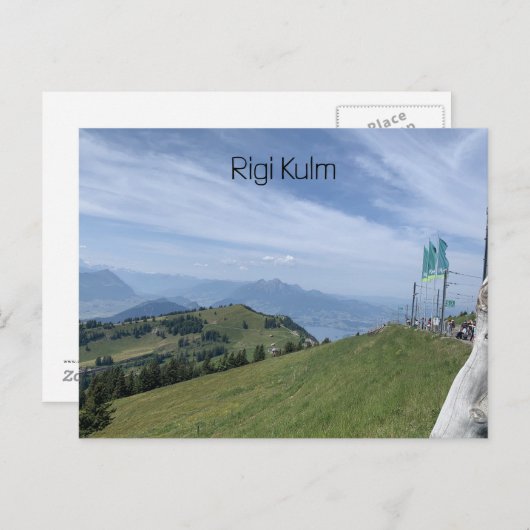 Rigi Kulm Schweiz Postkarte (Vorne/Hinten)