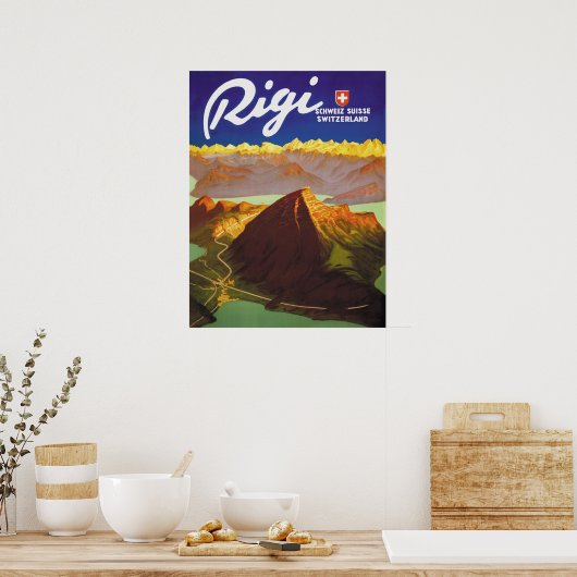 Rigi, Schweiz Poster (Küche)