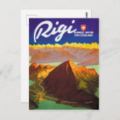 Rigi, Schweiz Postkarte (Vorne/Hinten)