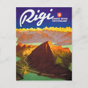 Rigi, Schweiz Postkarte