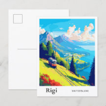Rigi Schweiz Reisen Vintage Kunst, Dichtung und Mu