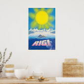 Rigi Schweiz Schweiz Berner Ski-Wintersport Poster (Küche)
