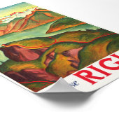 Rigi Switzerland Vintage Poster 1933 (Ecke)