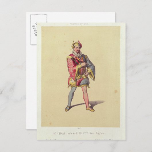 Rigoletto von "Rigoletto" Postkarte (Vorne/Hinten)