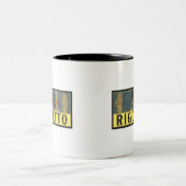 Rigoletto-Zigarrenschild Zweifarbige Tasse (Mittel)