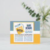 Riia's Designs Postkarte (Stehend Vorderseite)