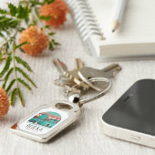 Rijeka Croatia Metal Schlüsselanhänger (Seite)