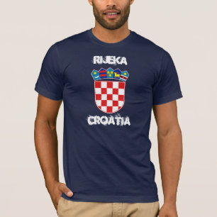 Rijeka, Kroatien mit Wappen T-Shirt