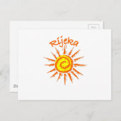 Rijeka, Kroatien Postkarte (Vorne/Hinten)