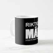 Riktiga män väger över 100 kilo kaffeetasse (Vorderseite Links)