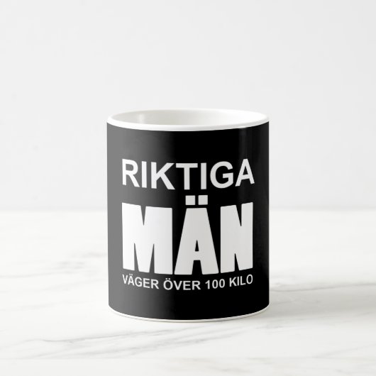 Riktiga män väger över 100 kilo kaffeetasse (Mittel)