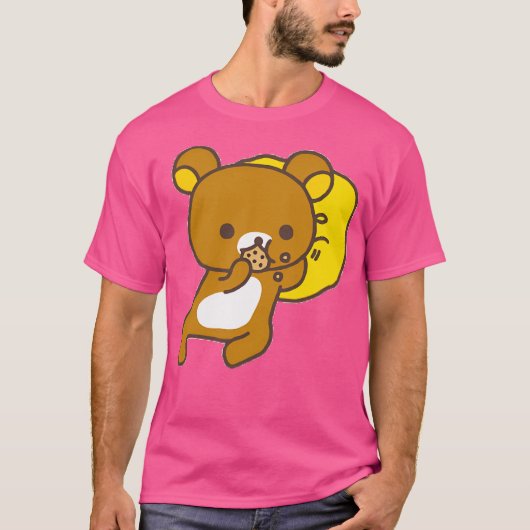 Rilakkuma Eats Cookie Kawaii T-Shirt (Vorderseite)