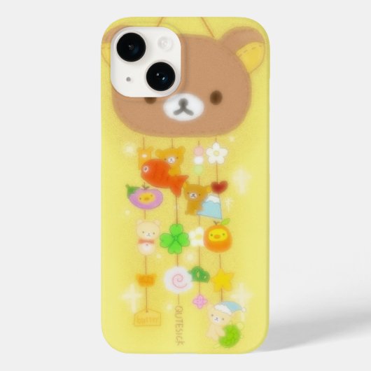 Rilakkuma Muschel für Mobiltelefone Case-Mate iPhone Hülle (Rückseite)