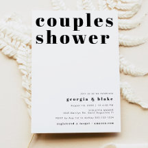 RILEY Bold Retro Typografy Couples Dusche