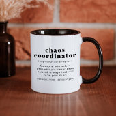RILEY Chaos Koordinator Definition Office-Mitarbei Tasse