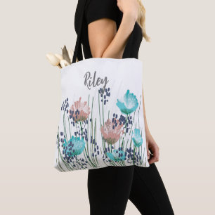 Riley Floral Monogramm Tasche