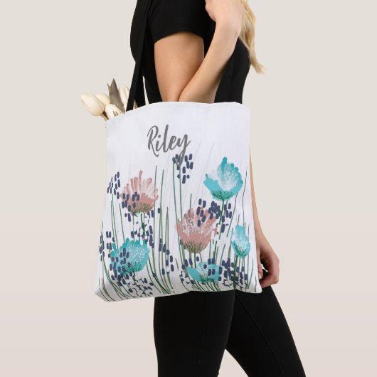 Riley Floral Monogramm Tasche (Von Nahem)
