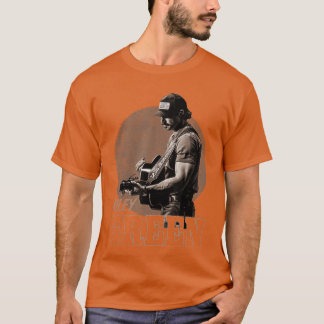 Riley Green Circle Gitarre Foto Familie T-Shirt