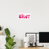 Riley im Herzen Poster (Heimbüro)