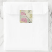 Riley Landkreis, Kansas Quadratischer Aufkleber (Tasche)