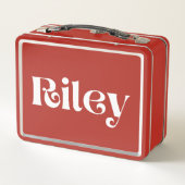 Riley Metall Brotdose (Rückseite)