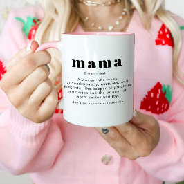 RILEY Modern Niedlich Mama Definition Mother Day Tasse