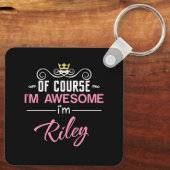 Riley Natürlich bin ich Phantastisch Schlüsselanhänger (Rückseite)