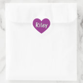 Riley Runder Aufkleber (Tasche)