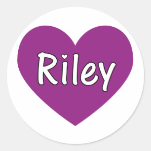 Riley Runder Aufkleber