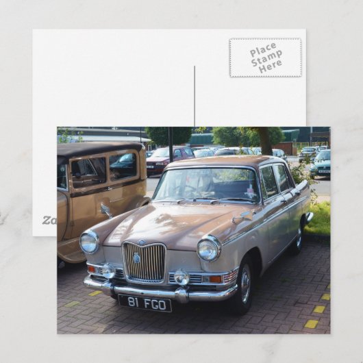 Riley Saloon Postkarte (Vorne/Hinten)