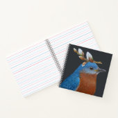 Riley the bluebird Spiral Notebook Notizblock (Innenseite)