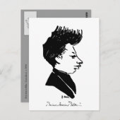 Rilke Caricature Postkarte (Vorne/Hinten)