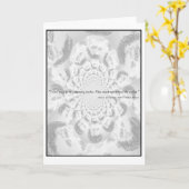 Rilke Leben Karte (Gelbe Blume)