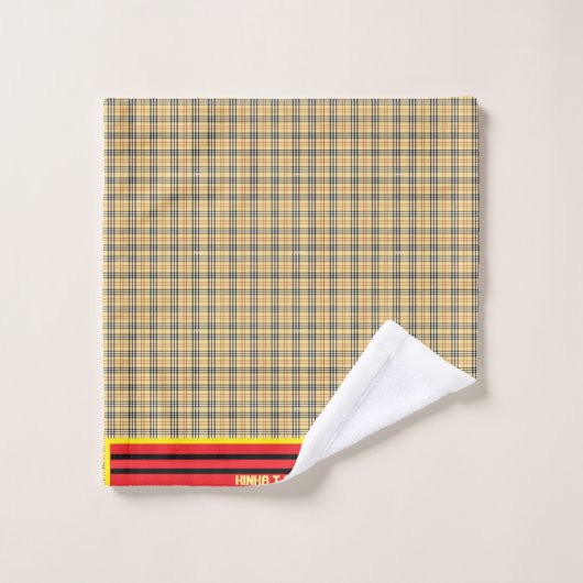 Rilla Kariert Badhandtuch Set (Waschlappen)