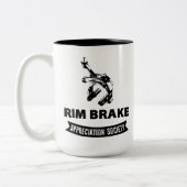 Rim Brake Aufwertungsgesellschaft Zweifarbige Tasse (Links)