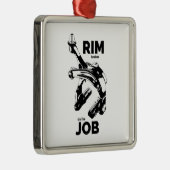 Rim Brakes machen den Job-Cycling Ornament Aus Metall (Rechts)