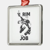 Rim Brakes machen den Job-Cycling Ornament Aus Metall (Links)