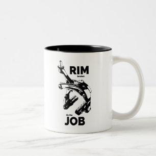 Rim Brakes machen den Job-Cycling Zweifarbige Tasse