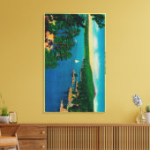 Rim of the World Drive in San Bernardino Leinwanddruck (Insitu (Wohnzimmer))