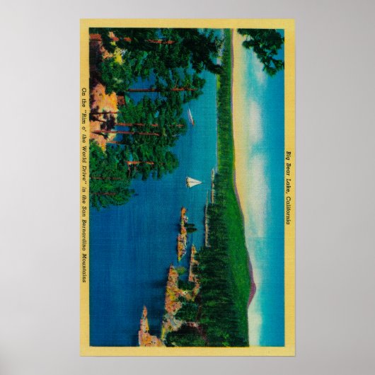 Rim of the World Drive in San Bernardino Poster (Vorne)