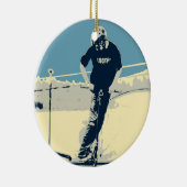 Rim - Stunt Scooter Rider Keramik Ornament (Rechts)