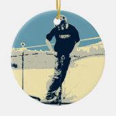 Rim - Stunt Scooter Rider Keramik Ornament (Vorne)