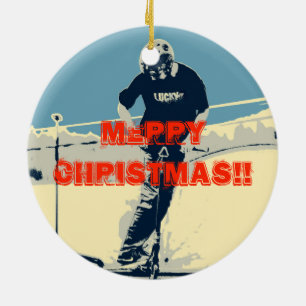 Rim - Stunt Scooter Rider Keramik Ornament