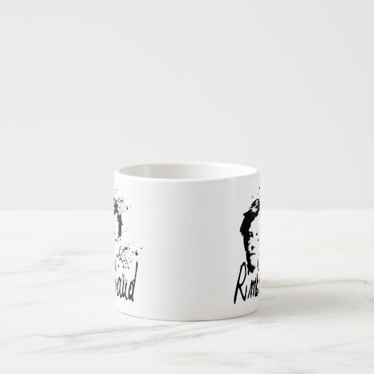 RIMBAUD 2x Kaffee Cup Espressotasse (Vorderseite)