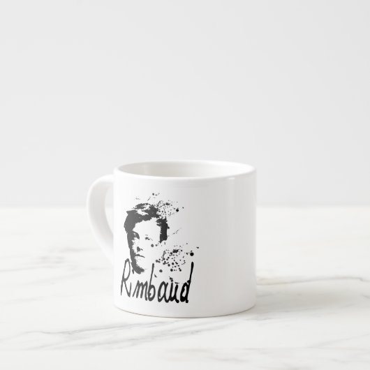RIMBAUD 2x Kaffee Cup Espressotasse (Vorderseite Links)