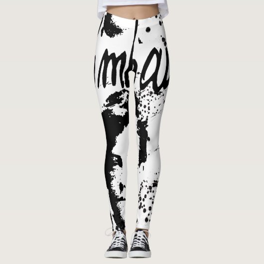 RIMBAUD Graffiti-Art Leggings (Vorderseite)