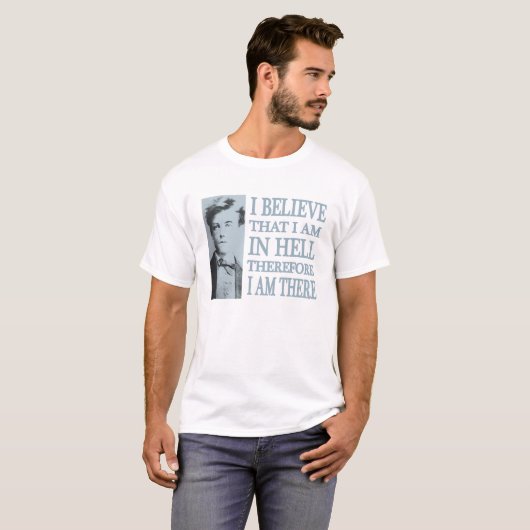 Rimbaud im Höllen-T-Shirt T-Shirt (Vorne ganz)