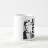 Rimbaud in der Höllen-Schale Kaffeetasse (Mittel)