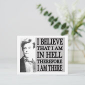 Rimbaud in Hell Postkarte (Stehend Vorderseite)