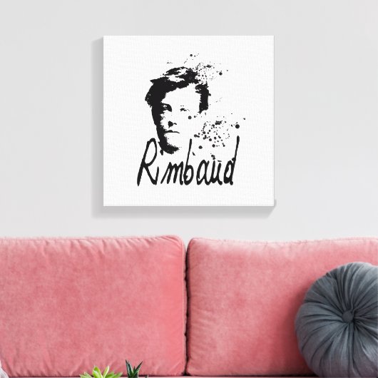 RIMBAUD - Leinwand für Grafik (Insitu (Wohnzimmer))